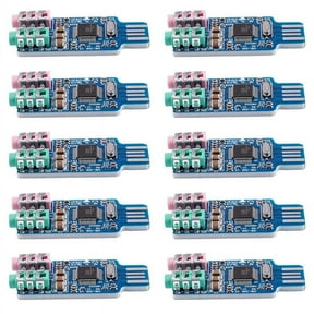 10X Free Driver USB Sound Card CM108 USB Sound Card Chip Blue