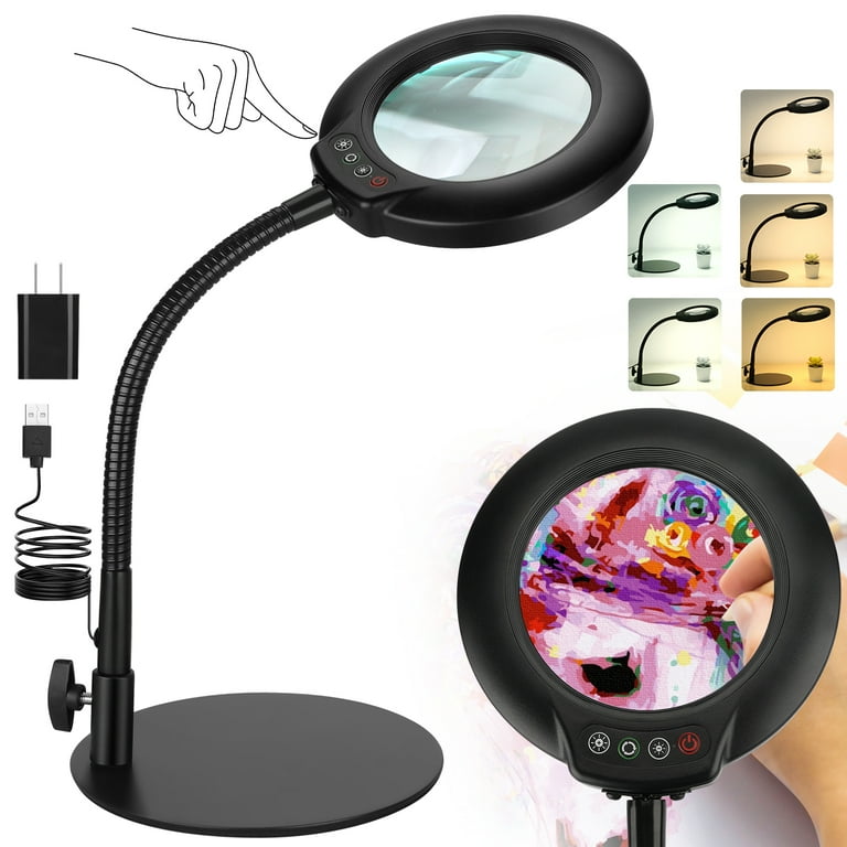 Gooseneck magnifying glass hot sale