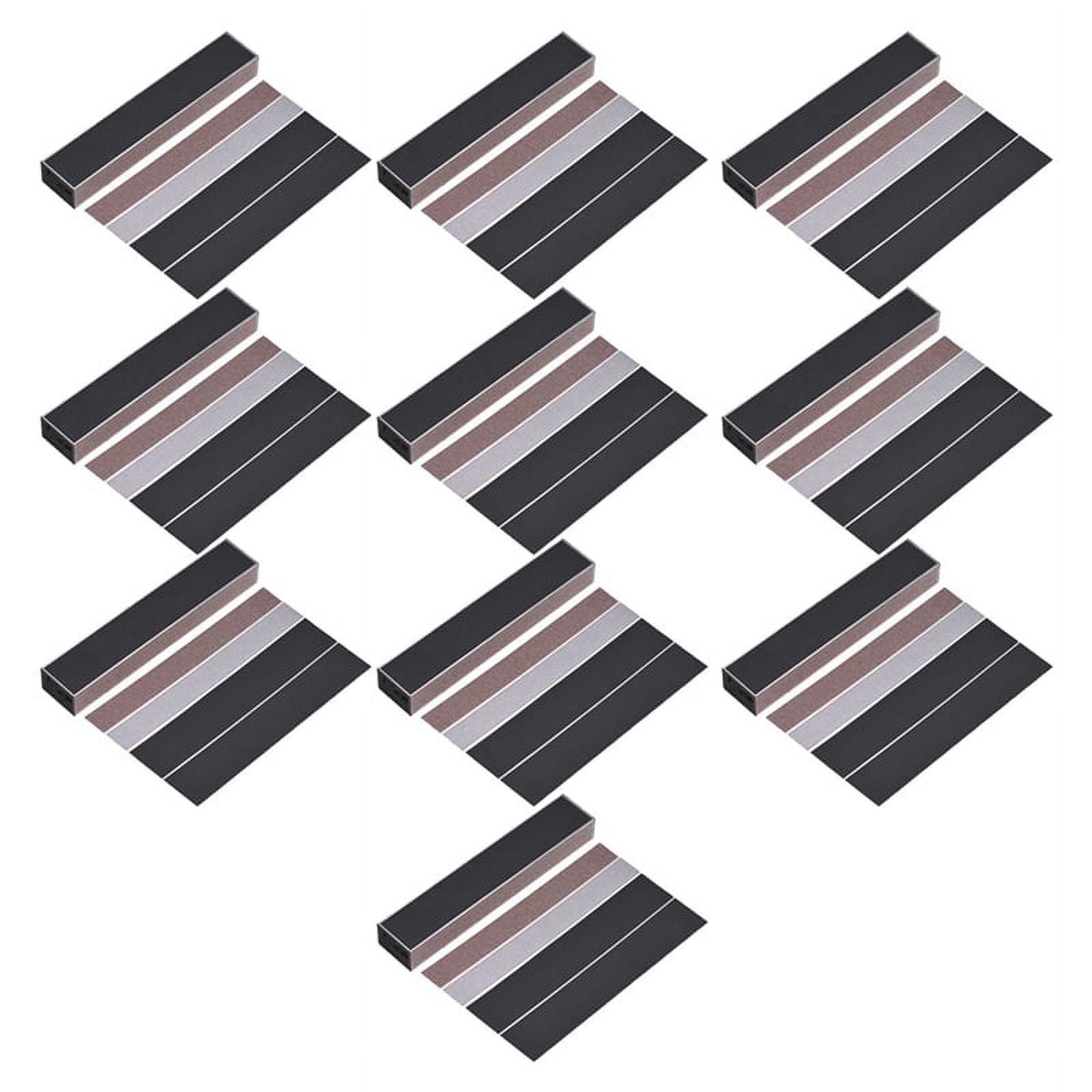 10X Guitar Fret Leveling Files Bass Guitar Leveler Fret Beam Luthier Supply Guitar Tool Kit with 40 Grit Papers 150mm