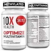 10X Health Methylated Multivitamin - 90 Capsules