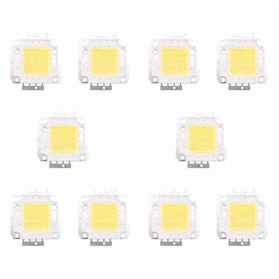 10X High Power 30W LED Chip Bulb Light Lamp DIY White 2200Lm 6500K