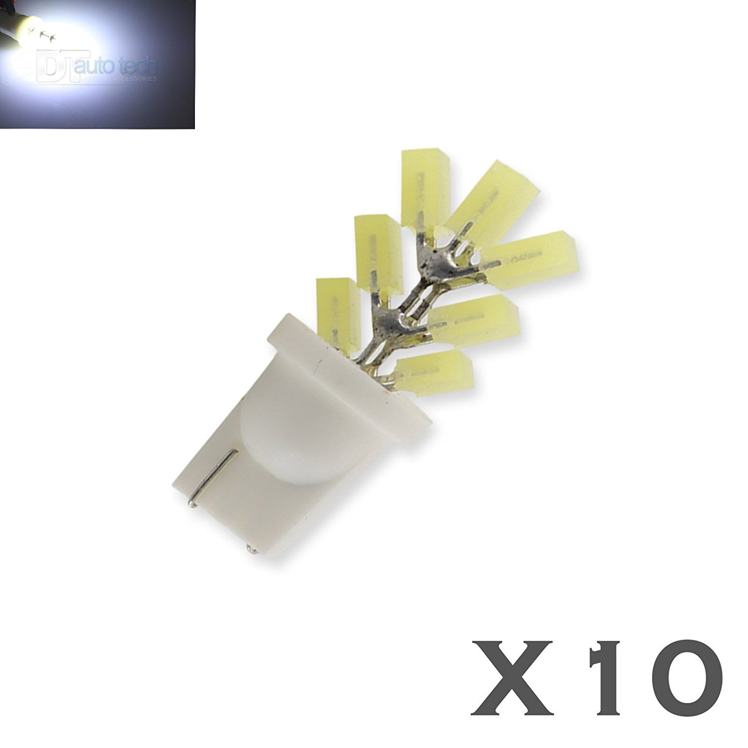 RV T10 921 192 194 LED Bulbs - Super Bright White Interior & Reverse Light Replacement (20 Pack, 6000K)
