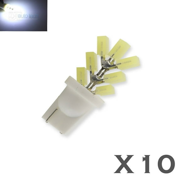 10X High Power T10/921/194 RV Trailer 12V LED Lights Bulbs Xenon 6000K White  Fits select: 2009-2012 FORD F150, 2007-2014 TOYOTA CAMRY