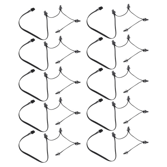 10X IDE 4Pin Modular Power Supply Cable for RM1000X RM550X 650X 750X 850X 6Pin to 4 IDE Cable,10 x 6Pin to 4 IDE cable,black