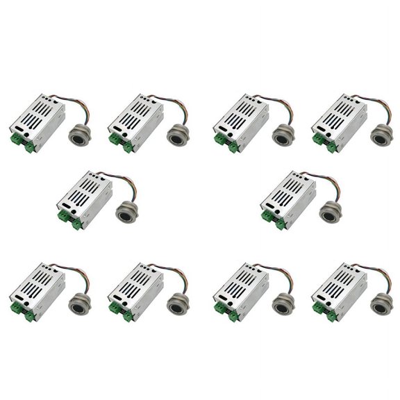 10X K215+R503 Normally Open Relay Self-Locking Fingerprint Control Board for Motorcycle Car Door Lock Access Control