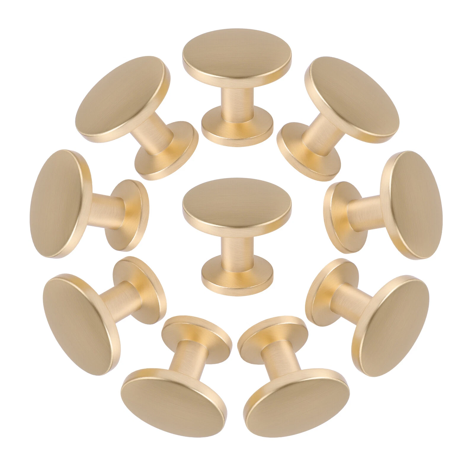 10X Kitchen Cabinet Door Handles Zinc Drawer Hardware Knobs Bathroom Pull Handle
