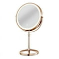 10X LED Mirror Rechargeable Make Up Mirror with 3 Colors, Brightness