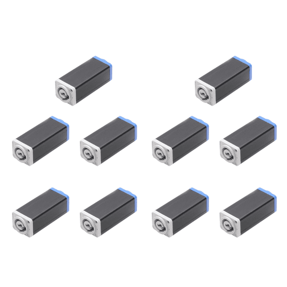 10X LED PowerCon AC Coupler Adapter Extender Connector High Quality Speakon Panel Mount Straight Adapter Blue to White