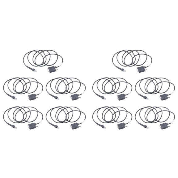 10X LS2208 RS232 Serial Cable CBA-R01-S07PAR Barcode Scanner LS2208 6.5 Feet