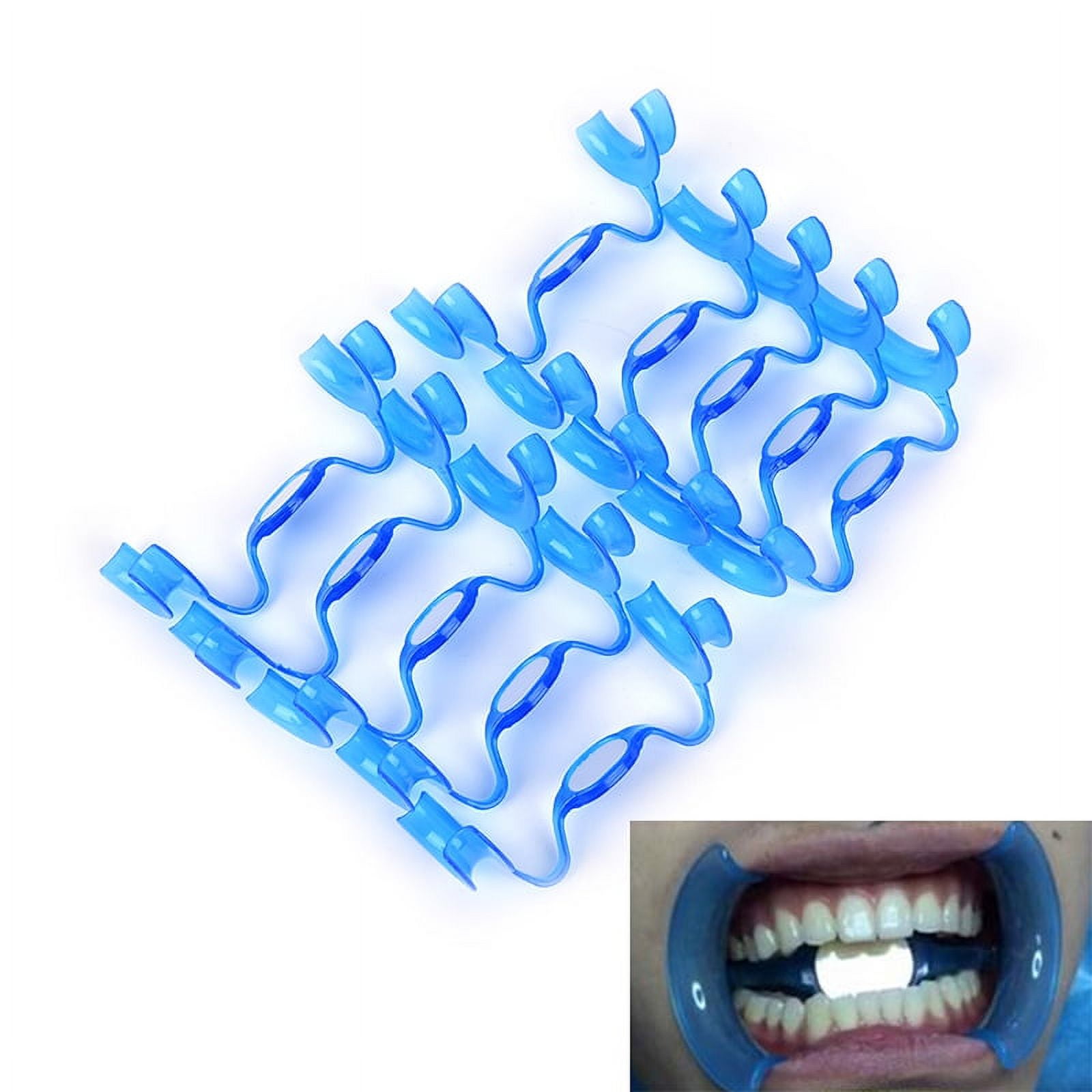 10X M Type Mouth Opener with Mirror Cheek Retractor Teeth Whitening Dental TC WL