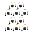 10X MAX3232 RS232 Serial Port to TTL Converter Module DB9 Connector W/ 4 Jump Cables
