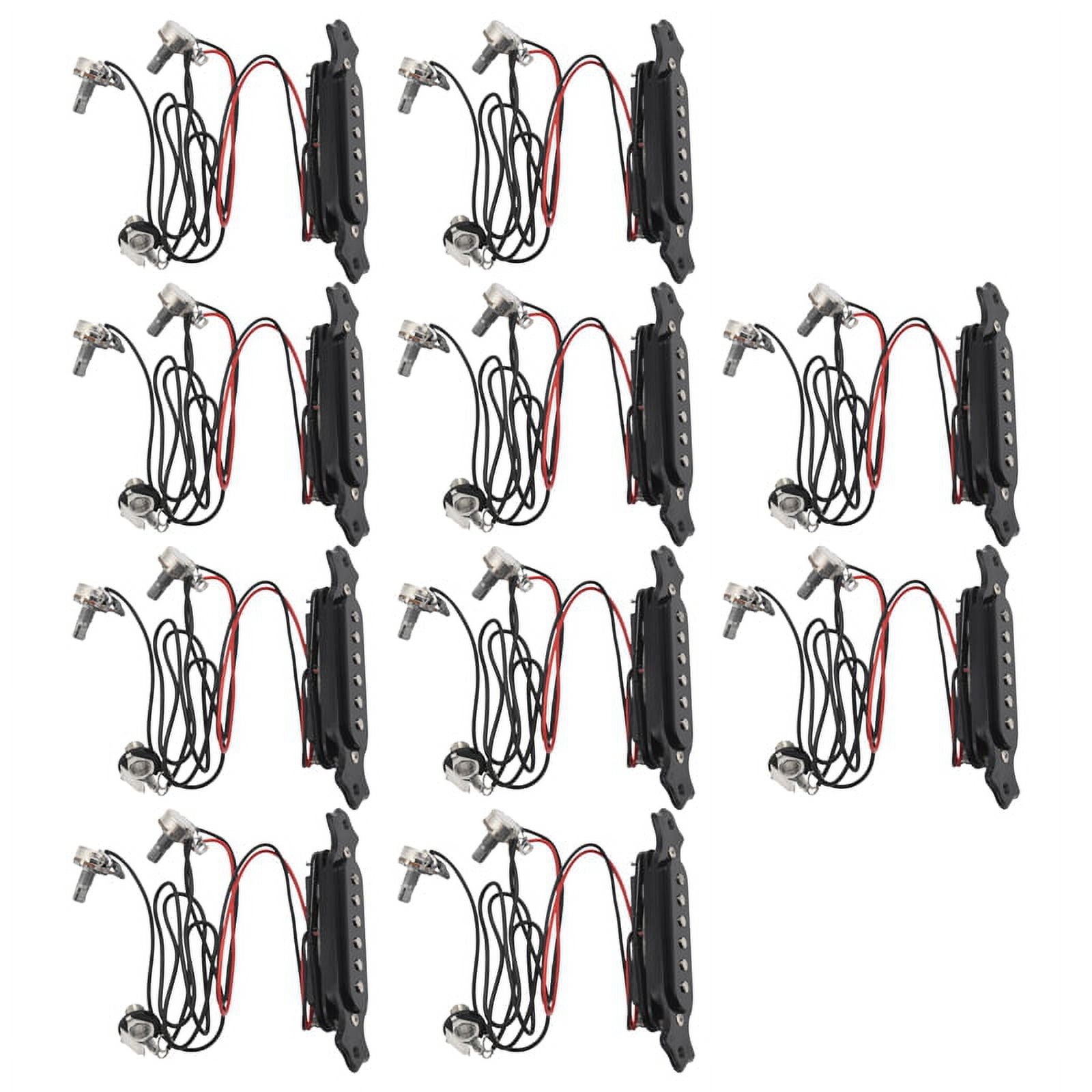 10X Magnetic Acoustic Pickup for Guitar Black