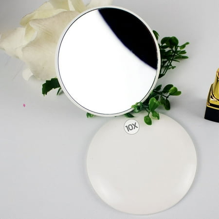 10X Magnifying Mirror,Small Magnifying Mirror with Magnetic,Travel Mganifying Mirror,Compact Mirror