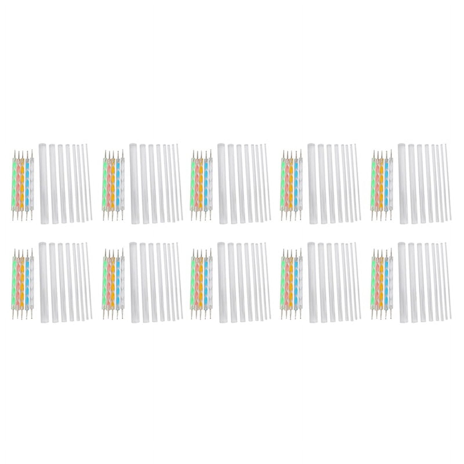 10X Mandala Dotting Tools Set for Painting Rocks, Rock Stone Painting Pen Polka Dot Tool Template Cosmetic Brush