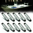 10X Marine Boat 6 Led Lamp Cabin Deck Courtesy Light Stern Transom