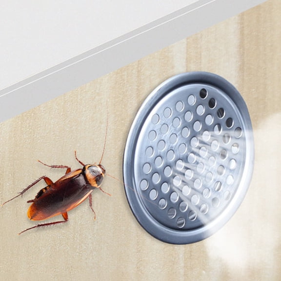 10X Metal Cabinet Cupboard Round Air Vent Grill Cover Ducting Ventilation Home