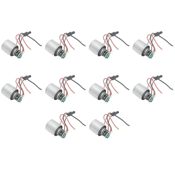 10X Mini Brushless Motor DC 7-24V 100000RPM High Speed CNC Aluminum Alloy Impeller Ducted Fan Stepless Speed Regulation