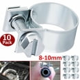 thumbnail image 1 of 10X Mini Fuel Line Jubilee Hose Clips Clamp Diesel Petrol Pipe Coolant Radiator, 1 of 8