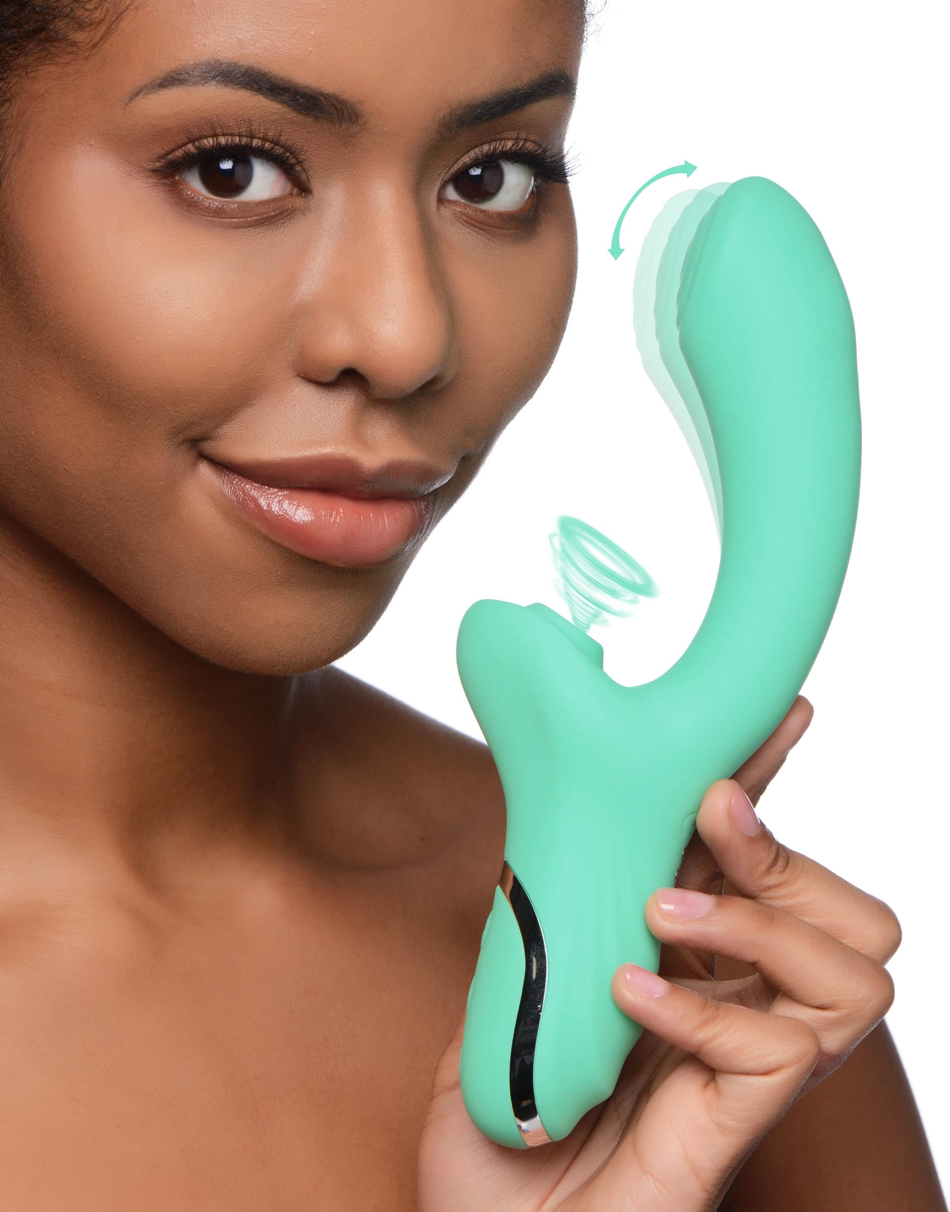 10X Minty Air-Stim Silicone Rabbit Vibrator - Walmart.com