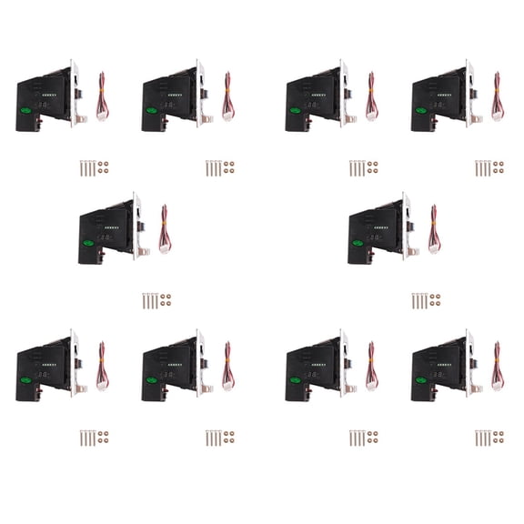 10X Multi Coin Acceptor  for Mechanism Vending Machine Mech  Game