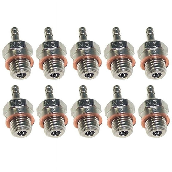 10X N3 Hot Glow Plug for 70117 1/10 1/8 RC Truck Nitro Engine Parts