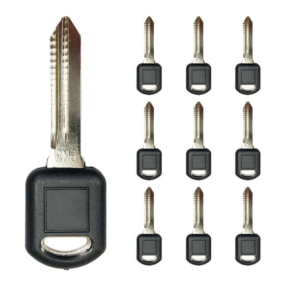 10X New Transponder Chip PK3 B97 Uncut Key Ignition Door Blade Mini Van For GM