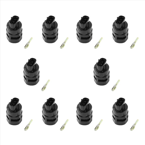 10X Odometer Sensor Car Speed Sensor for Qingling Cars 8971297040,10 x sensor 10 x Screw,black