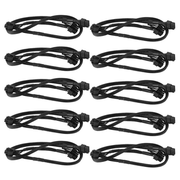 10X PCI-E Dual 8Pin To 8Pin(6+2Pin) Modular Power Supply Cable For RM1000X RM550X 650X 750X 850X
