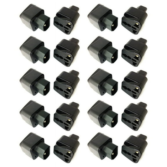 10X PDU Special Conversion Plug UPS C13 to Universal Socket Server IEC320-C14 Plug -320
