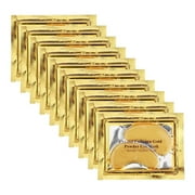 10X Pairs Anti Aging Dark Circle Collagen 24k Gold Eye Patches Pad Mask Bag Gel VeniCare