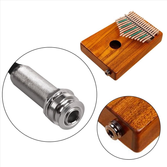 10X Piezo Contact Microphone 3 Transducer Pickups with End Pin for Kalimba