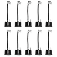 10X Plastic Compressor Thermal Overload Protector for 1HP Air Conditioner with Wire Black