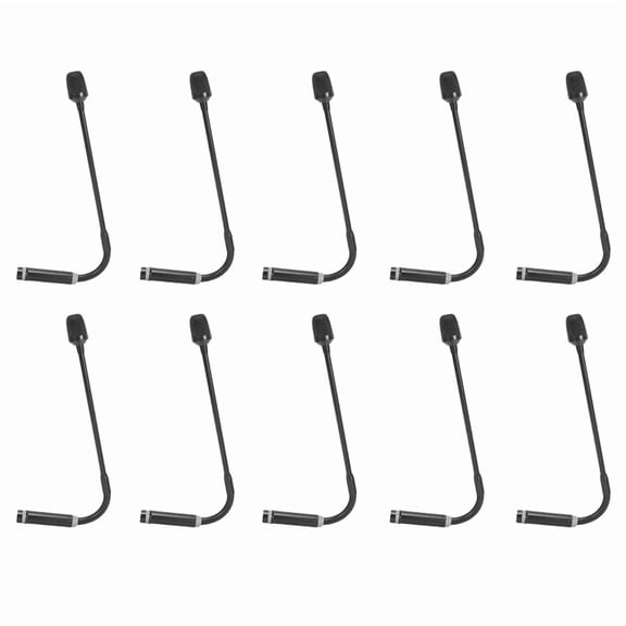 10X Professional Dynamic DJ Microphone for Mixer Dedicated Disc Shouting Microfone KTV Bar Gooseneck DJ Mic