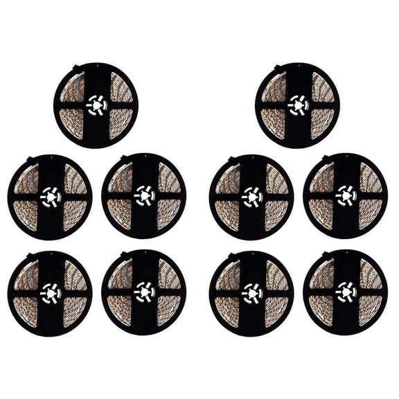 10X RGB 5M 5050 LED Strip Light Flexible 300 Leds SMD LED Tape Waterproof Epoxy