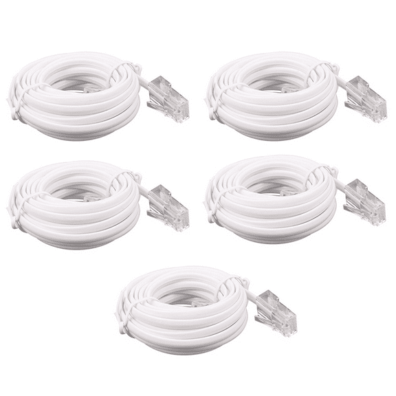 10X RJ11 6P4C to RJ45 8P4C Modular Phone Internet Extension Cable 3 Meter