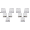 thumbnail image 1 of 10X RJ45 Network Socket - Shielded Mounted Double Wall Socket with CAT6A Ethernet LAN Cable Port, 1 of 5
