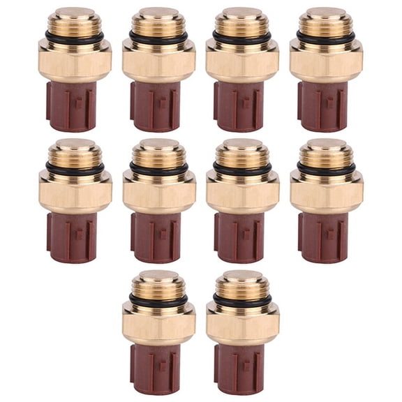 10X Radiator Coolant Fan Water Temperature Sensor Switch Replacement Car Accessories for 37760-P00-003