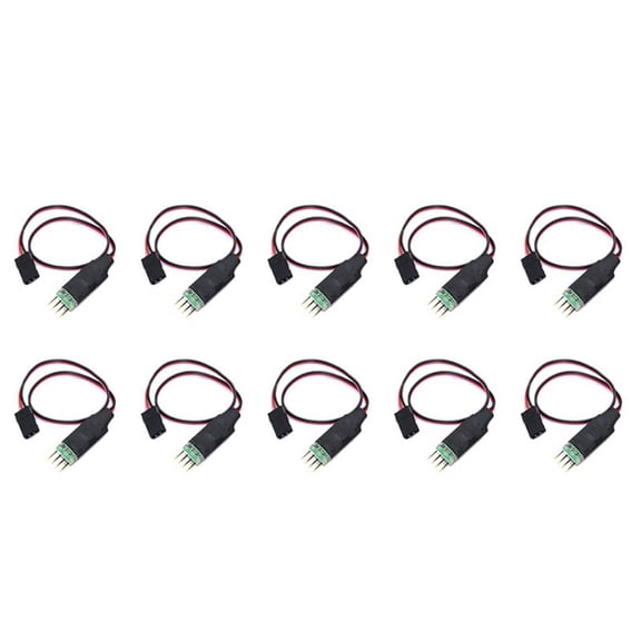 10X Remote Control Switch Board CH3 Light Control Module for the Model RC Car Light Lamp Plug and Play
