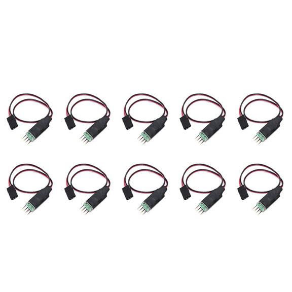 10X Remote Control Switch Board CH3 Light Control Module for the Model RC Car Light Lamp Plug and Play