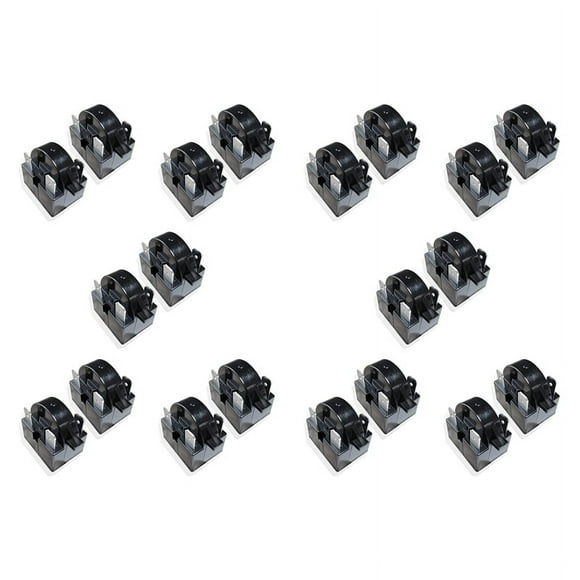 10X Replacement Part 3 Pin QP2-4.7/ QP2-4R7 4.7 Ohm Refrigerator PTC Start/ Relay for Most Mini Fridges Coolers