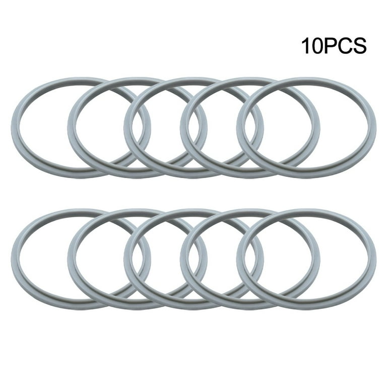 5 Pack Rubber Gaskets Replacement Seal White O-Ring for Nutri