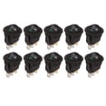 thumbnail image 1 of 10X Round 3 Pin Rocker / Parking Switch Front Rear Walking Sensor, 1 of 8