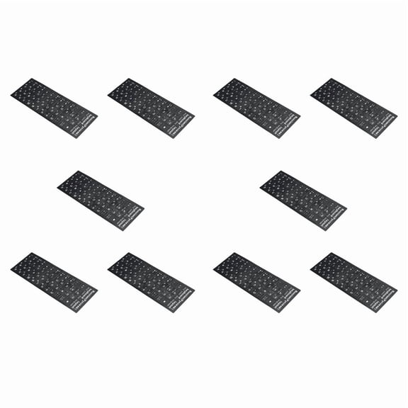 10X Russian Letters Keyboard Sticker for Notebook Laptop Desktop PC Keyboard Covers Russia Sticker