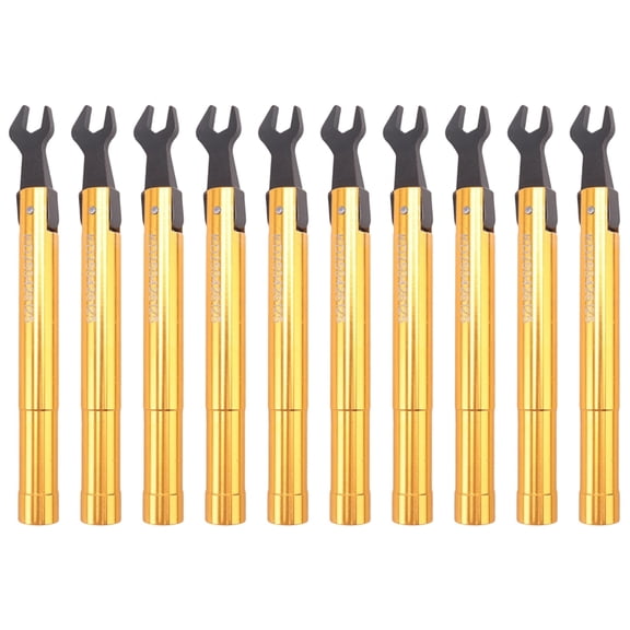 10X  SMA Torque Wrench  Connector Opening 8MM Electrommunication Coax Adapter Convertor Straight Goldplated Spanner