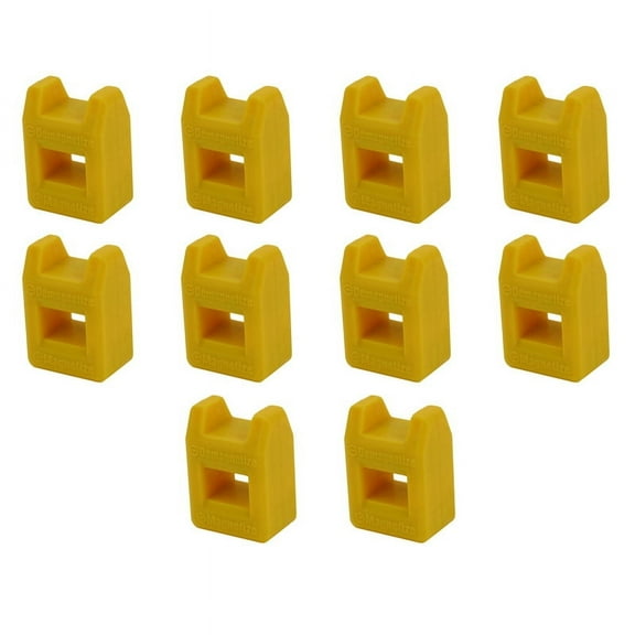 10X Screwdriver Magnetizer Degaussing Demagnetizer Magnetic Practical Pick Up Tool Color:Yellow