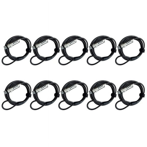 10X Security USB Password Anti-Theft Lock, Used for Anti Theft Function on Laptop, Tablet, Projector, TV