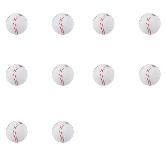 10X Sport Baseball Reduced Impact Baseball 10Inch Adult Youth Soft Ball for Game Competition Pitching Catching Training