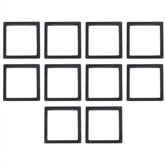 10X Square 3D Albums Floating Frame Holder Coin Box Jewelry Display Show Case, 9X9cm (with Base)