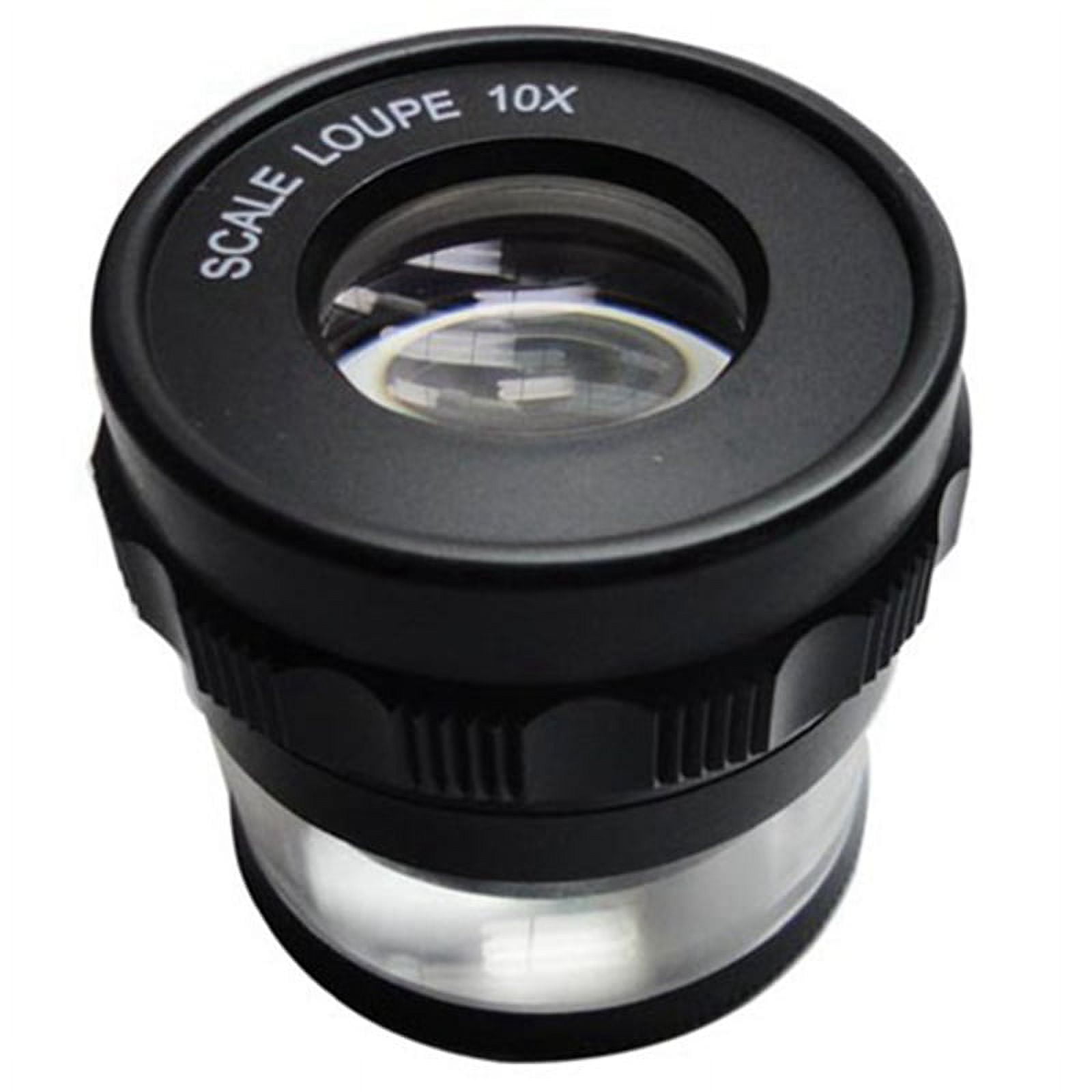 10X Stand Measuring Magnifier Scale Loupe Magnifying Glass 10X with ...