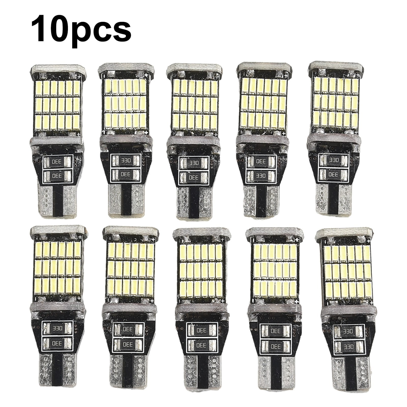 10X T15 921 912 LED Reverse Backup Light Bulbs W16W 916 6000K Super